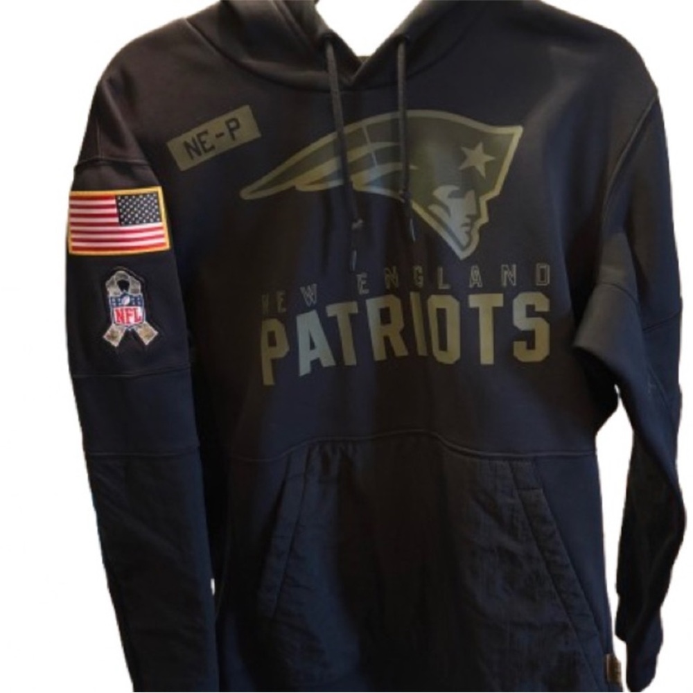 New England Patriots Black Hoodie
